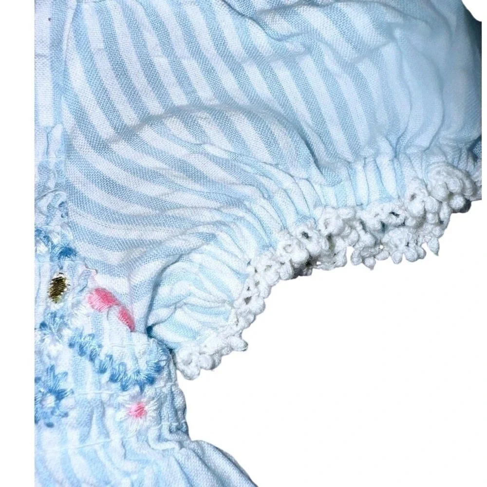Marks and Spencer 18 24M Dress Pure‎ Cotton Smocked Embroidered 18-24 months